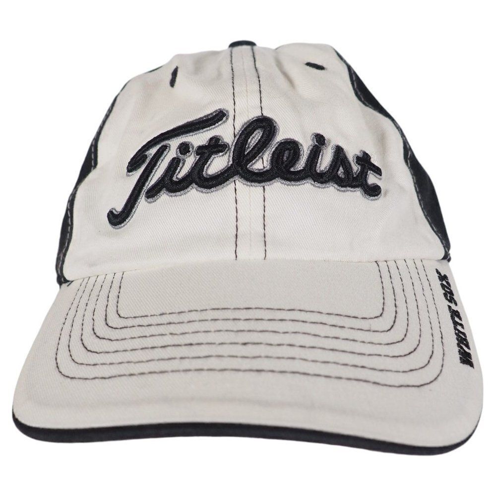 Titleist 47Brand x Chicago‎ White Sox Strapback Golf Hat Cream / Black OS